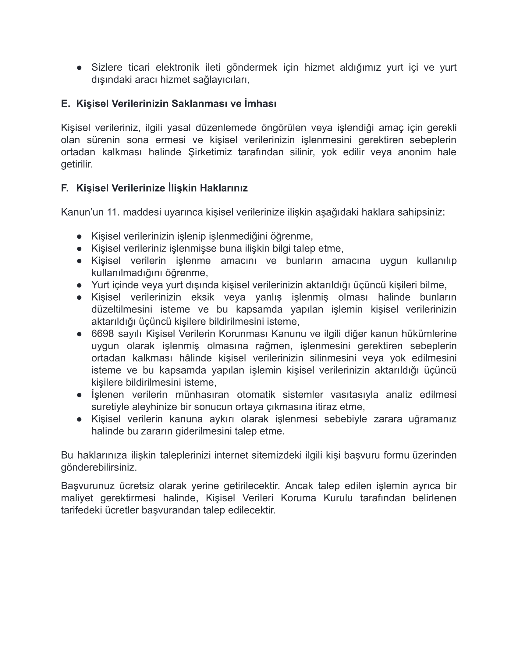 Aydınlatma Metni Sayfa 6